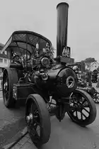 Der Dampftraktor  Enterprise  stand Anfang Juli 2019 in der Innenstadt von Altenbeken.