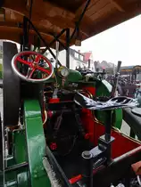 Der Dampftraktor  Lady Colinda  war im Juli 2019 in Altenbeken ausgestellt.