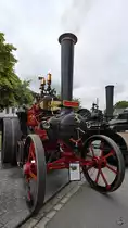 Der Dampftraktor  Lady Jane  stand Anfang Juli 2019 in der Innenstadt von Altenbeken.