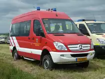 =MB Sprinter als MTW der Feuerwehr TROISVIERGES steht auf dem Parkplatz der RettMobil im Mai 2019