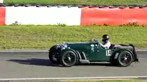 Aston Martin MK II Short Chassis (1934), beim 47. AvD - Oldtimer Grand Prix, 9.-11. August 2019 / Nürburgring, Rennen 13 Vintage Sports Car Trophy. Aufnahme 10.8.2019 von einer Zuschauer- Tribühne
