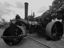 Die Dampfwalze  Emmi  Anfang Juli 2019 in Altenbeken.