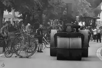 Die Dampfwalze  Emmi  war Anfang Juli 2019 in Altenbeken unterwegs.