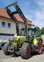 =Claas, steht im Juli 2019 in Hünfeld