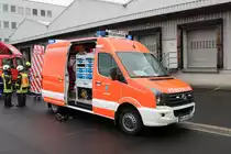 Feuerwehr Langenselbold VW Crafter VRW am 17.08.19 bei einer Jugendfeuerwehrübung 