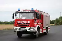 Feuerwehr Roßdorf IVECO Magirus LF20 am 17.08.19 bei einer Jugendfeuerwehrübung 