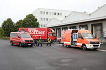 Feuerwehr Langenselbold VW Crafter MTW und VRW am 17.08.19 bei einer Jugendfeuerwehrübung 