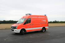 Feuerwehr Langenselbold VW Crafter VRW am 17.08.19 bei einer Jugendfeuerwehrübung 