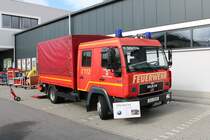 Feuerwehr Ginsheim Gustavsburg MAN GW-L am 18.08.19 beim Tag der offenen Tür