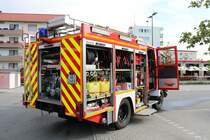 Feuerwehr Ginsheim Gustavsburg MAN LF am 18.08.19 beim Tag der offenen Tür