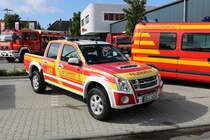 Feuerwehr Ginsheim Gustavsburg ISUZU KLKW am 18.08.19 beim Tag der offenen Tür
