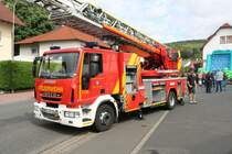 Feuerwehr Bad Orb IVECO Magirus DLK am 18.08.19 beim Tag der offenen Tür der Feuerwehr Wächtersbach 