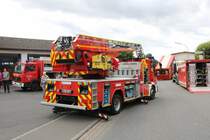 Feuerwehr Bad Orb IVECO Magirus DLK am 18.08.19 beim Tag der offenen Tür der Feuerwehr Wächtersbach 