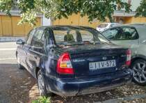 Hyundai Accent fogorafiert in Sommer 2019 (Pecs - HU).