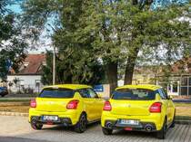 Suzuki Swift Sport Mk5 Zwillingen, fogorafiert in Sommer 2019 (Pecs - HU).