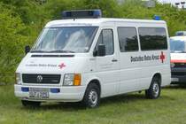 =VW LT TDI vom DRK KV SAALFELD, abgestellt auf dem Parkplatz der Rettmobil 2019 in Fulda, 05-2019, 