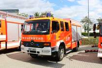 Feuerwehr Langenselbold Mercedes Benz Atego LF10 am 18.08.19 beim Tag der offenen Tür 