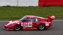 Porsche 935 K3 (1980), beim 47. AvD - Oldtimer Grand Prix, 9.-11. August 2019 / Nürburgring, Rennen4, Revival Deutsche Rennsport-Meisterschaft 1972 - 1981. Aufnahme 10.8.2019 von einer Zuschauer- Tribühne
