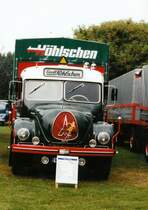 Das Foto entstand auf einem LKW Oltimertreffen im Juli 2000