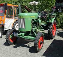 =Fendt Dieselross, ausgestellt bei der Traktorenaustellung der Fendt-Freunde Bad Bocklet im Juni 2019