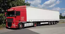 =DAF XF-Sattelzug von ARBOTRANS rastet in Juli 2019 in Fulda