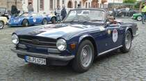 =Triumph TR 6 PI, Bj. 1973, unterwegs in Fulda anl. der SACHS-FRANKEN-CLASSIC im Juni 2019