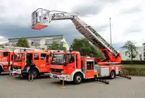 Feuerwehr Langenselbold Mercedes Benz Atego DLK am 18.08.19 beim Tag der offenen Tür 