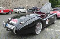 =Jaguar XK 120 OTS SE, Bj. 1954, steht in Fulda anl. der SACHS-FRANKEN-CLASSIC im Juni 2019