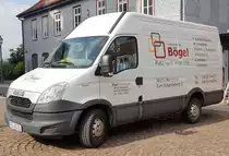 =Iveco Daily der Firma BÖGEL steht im August 2019 in Hünfeld