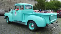 =Chevrolet 100-22, Bj. 1950, 5735 ccm, 300 PS, steht in Fulda anl. der SACHS-FRANKEN-CLASSIC im Juni 2019