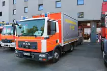 Feuerwehr Kassel MAN TGM GW-L mit Anhänger Fahrbahnabsperrung am 25.08.19 beim Tag der offenen Tür