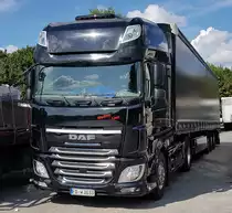 =DAF XF  Wladimir Liner  steht im Juli 2019 an der A 7