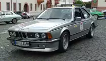 =BMW 635 CSI, Bj. 1983, 3400 ccm, 286 PS, gesehen in Fulda anl. der SACHS-FRANKEN-CLASSIC im Juni 2019