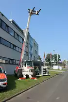 Feuerwehr Kassel Teleskoplader am 25.08.19 beim Tag der offenen Tür