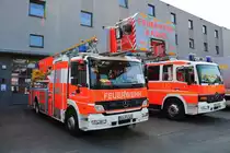 Feuerwehr Kassel Mercedes Benz Atego DLK 23/12 am 25.08.19 beim Tag der offenen Tür