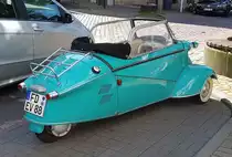 =Messerschmitt steht im Juli 2019 in Hünfeld