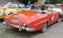 =MB 190 SL, Bj. 1962, 1884 ccm, 105 PS, gesehen in Fulda anl. der SACHS-FRANKEN-CLASSIC im Juni 2019