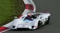 McLaren M8C (1970), Fahrer: Devis, Marc (BEL). Rennen 3: FIA Masters Historic Sports Car Championship. 47. AvD-Oldtimer-Grand-Prix 2019, Samstag 10.08.2019 von der Zuschauertribühne