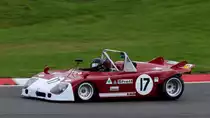 Alfa Romeo 33TT3 (1972), Fahrer: Alfa Romeo 33TT3 (1972). Rennen 3: FIA Masters Historic Sports Car Championship. 47. AvD-Oldtimer-Grand-Prix 2019, Samstag 10.08.2019 von der Zuschauertribühne