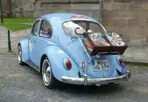 =VW Käfer, Bj. 1965, 1200 ccm, 34 PS, gesehen in Fulda anl. der SACHS-FRANKEN-CLASSIC im Juni 2019