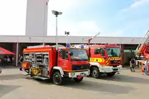 Feuerwehr Dieburg Mercedes Benz RW1 und MAN TGM TLF20/40 am 01.09.19 beim Tag der offenen Tür