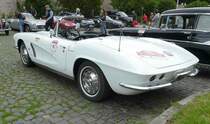 =Chevrolet Corvette C1, Bj. 1962, 5254 ccm, 303 PS, steht in Fulda anl. der SACHS-FRANKEN-CLASSIC im Juni 2019