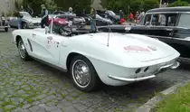 =Chevrolet Corvette C1, Bj. 1962, 5254 ccm, 303 PS, steht in Fulda anl. der SACHS-FRANKEN-CLASSIC im Juni 2019