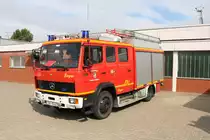 Feuerwehr Dieburg Mercedes Benz LF16 am 01.09.19 beim Tag der offenen Tür