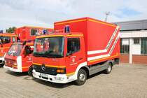 Feuerwehr Dieburg Mercedes Benz Atego GW-L am 01.09.19 beim Tag der offenen Tür