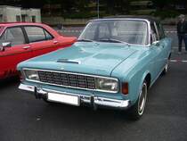 Ford Taunus P7a viertürige Limousine, nur gebaut in den Jahren 1967 und 1968. Der P7a war nur ein Jahr im Programm der Kölner. Die übertrieben, amerikanisierte Karosserieform traf nicht so recht den Geschmack der europäischen Kunden. Alt-Ford-Treffen an Mo´s Bikertreff in Krefeld am 01.09.2019.