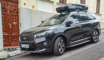 Kia Sorento, gesehen in Pécs, Sommer, 2019