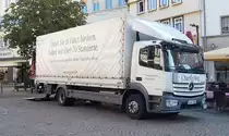 =MB Atego steht zur Entladung in Fulda, 09-2019