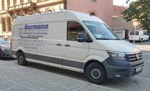 =VW Crafter der Firma BURMANN steht im September 2019 in Fulda