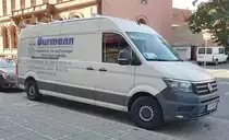 =VW Crafter der Firma BURMANN steht im September 2019 in Fulda